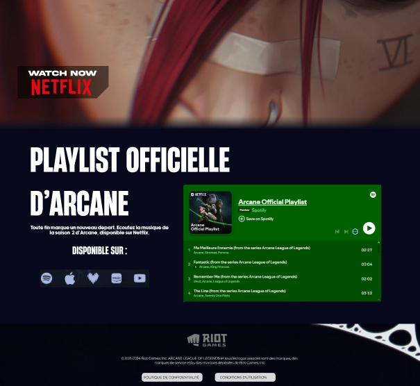 Arcane Fan Webpage gallery 1